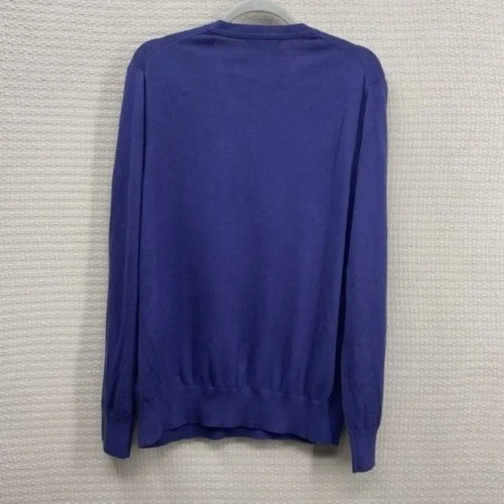 NWOT Banana Republic Luxury Blend Silk/Cotton/Cashmere V-Neck Sweater Men Size L